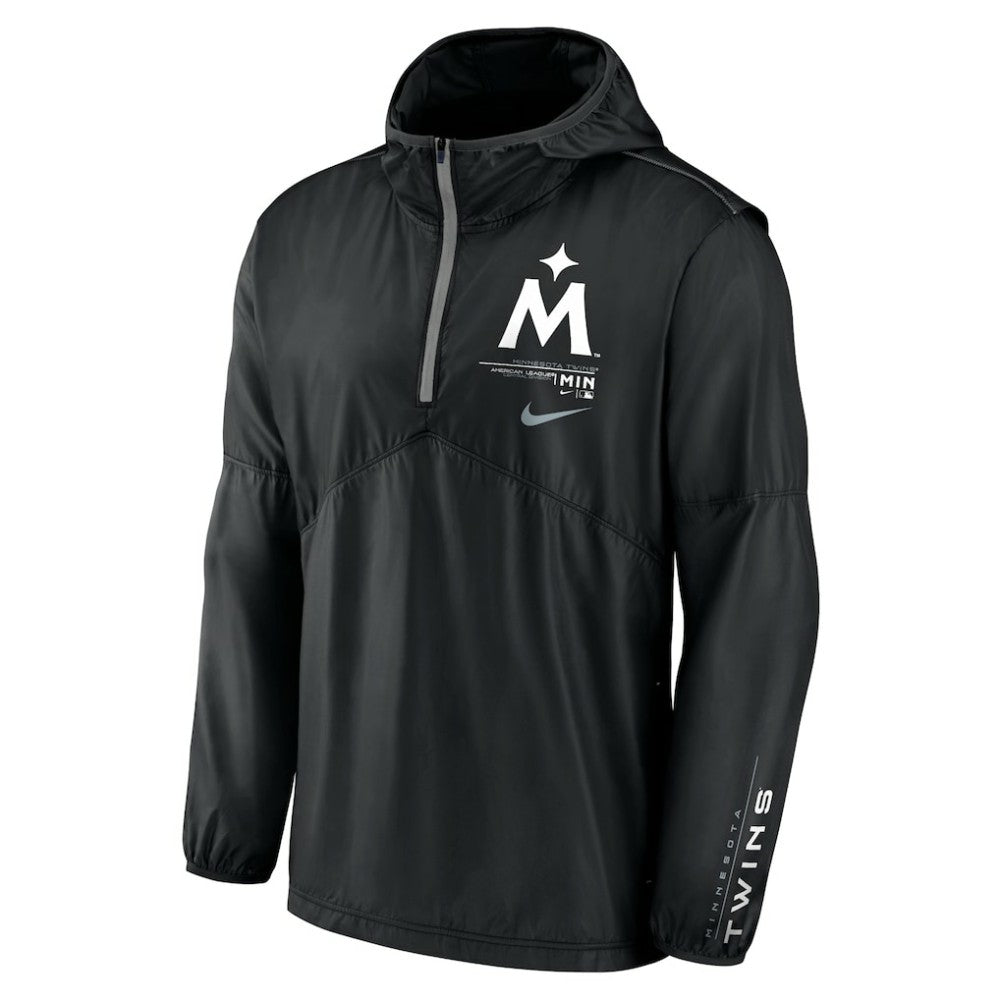 Minnesota Twins Nike Authentic Night Game Performance Half-Zip Windbreaker Discount