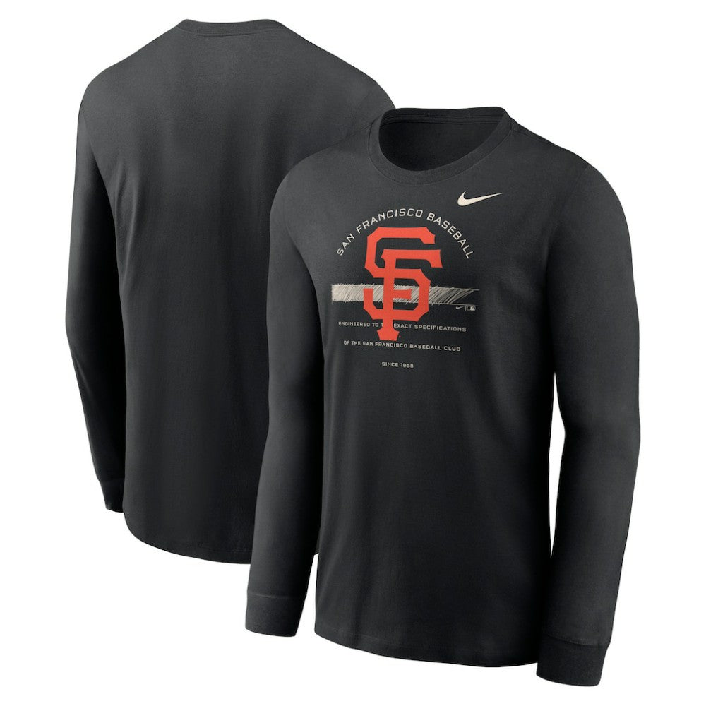 San Francisco Giants Nike Over Arch Performance Long Sleeve T-Shirt for sale