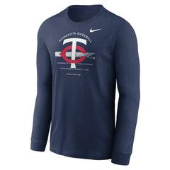 Minnesota Twins Nike Over Arch Performance Long Sleeve T-Shirt Near Me