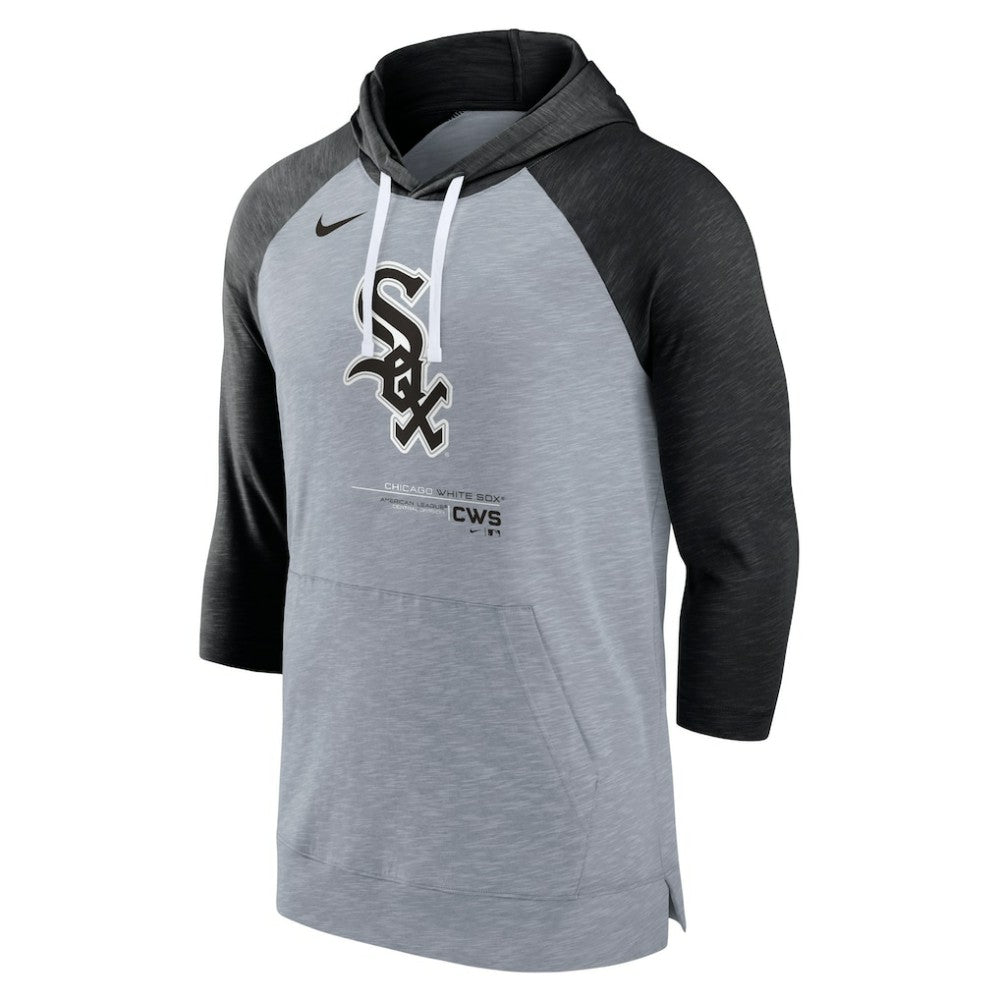 Chicago White Sox Nike Baseball Raglan 3/4-Sleeve Pullover Hoodie Near Me