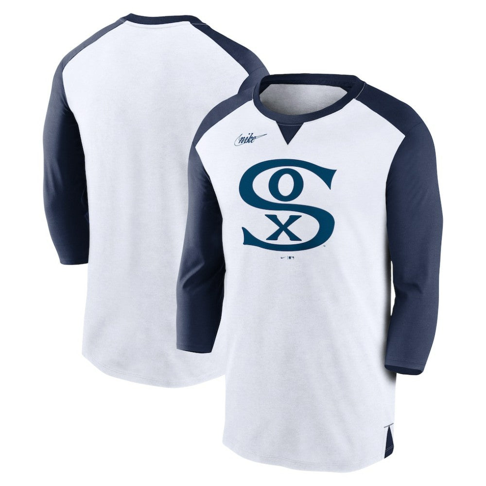 Chicago White Sox Nike Rewind 3/4-Sleeve T-Shirt Online