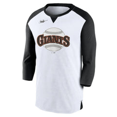 San Francisco Giants Nike Rewind 3/4-Sleeve T-Shirt Discount