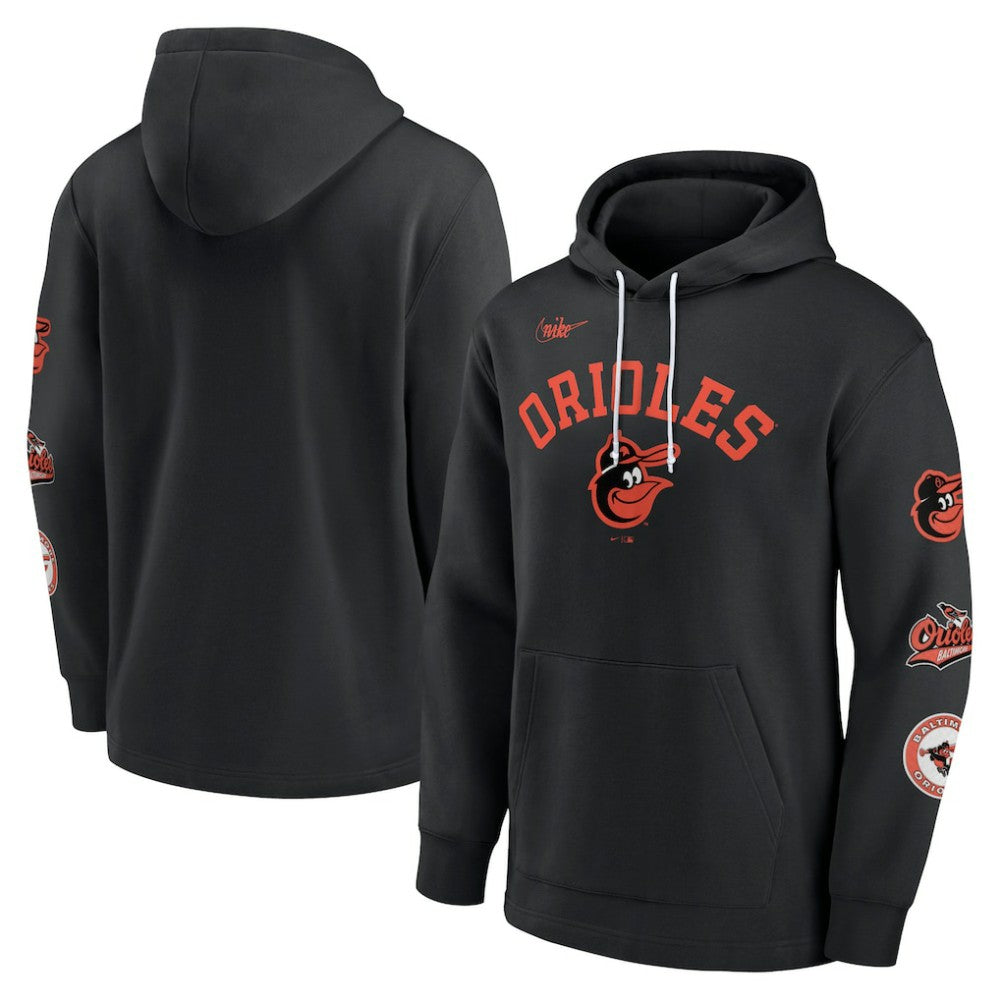 Baltimore Orioles Nike Rewind Lefty Pullover Hoodie Outlet