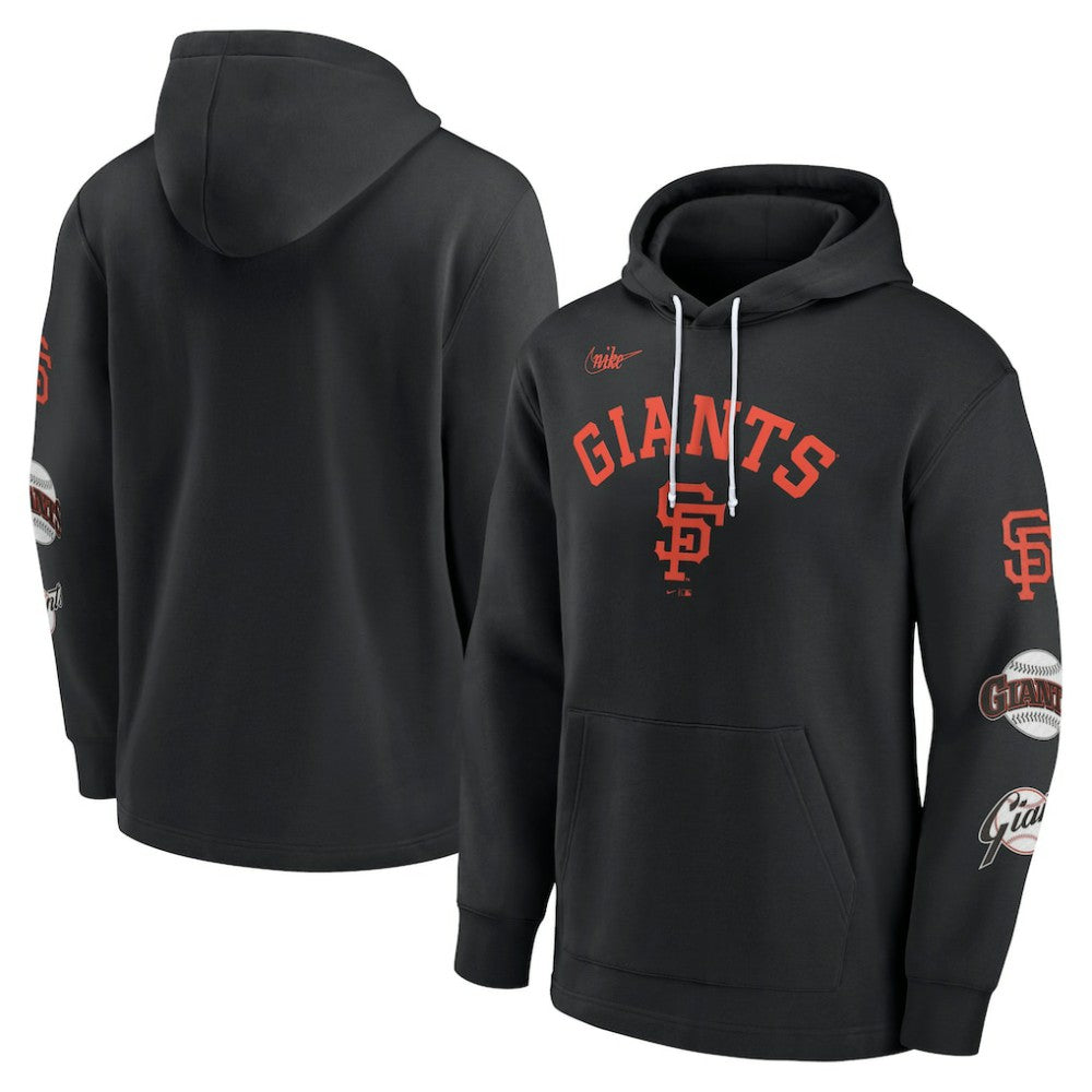San Francisco Giants Nike Rewind Lefty Pullover Hoodie Discount