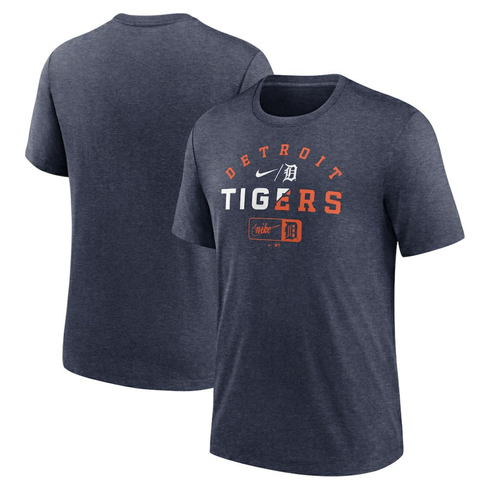 Detroit Tigers Nike Rewind Review Slash Tri-Blend T-Shirt Sale