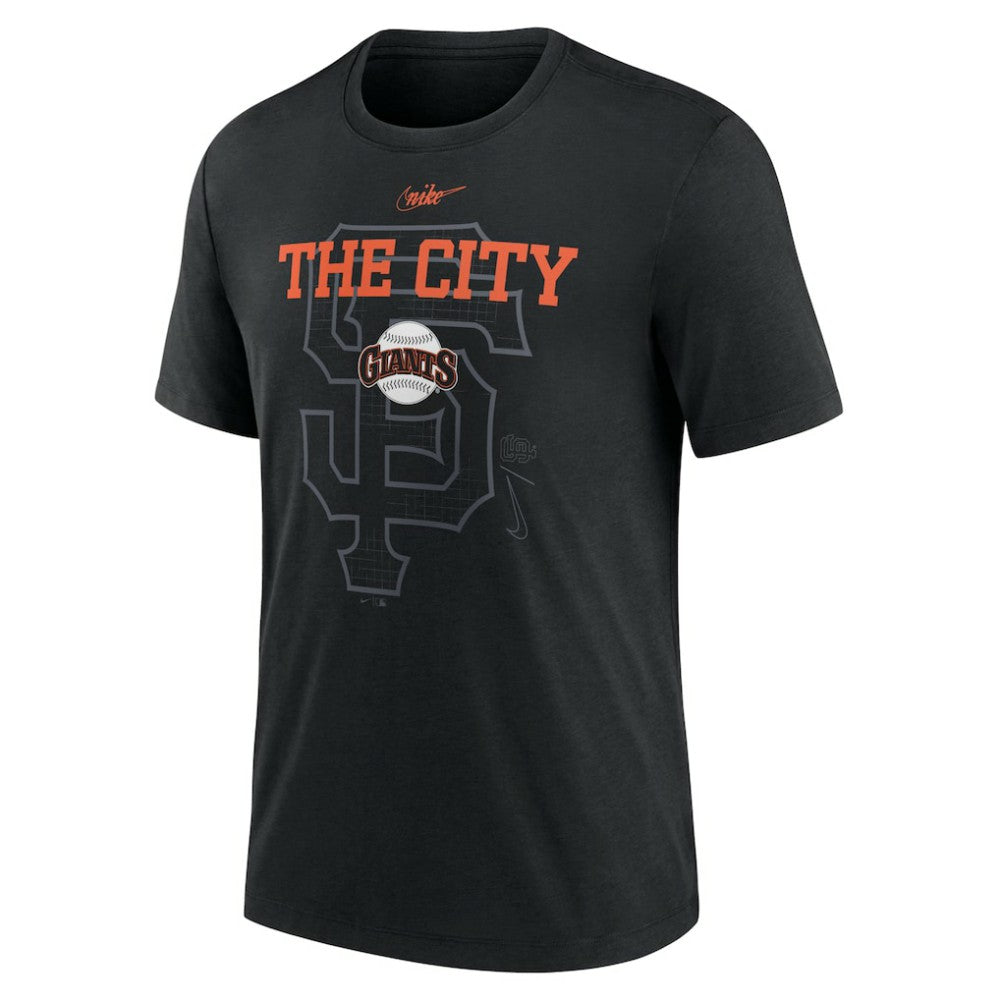 San Francisco Giants Nike Rewind Retro Tri-Blend T-Shirt for sale