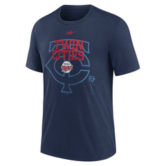Minnesota Twins Nike Rewind Retro Tri-Blend T-Shirt Outlet