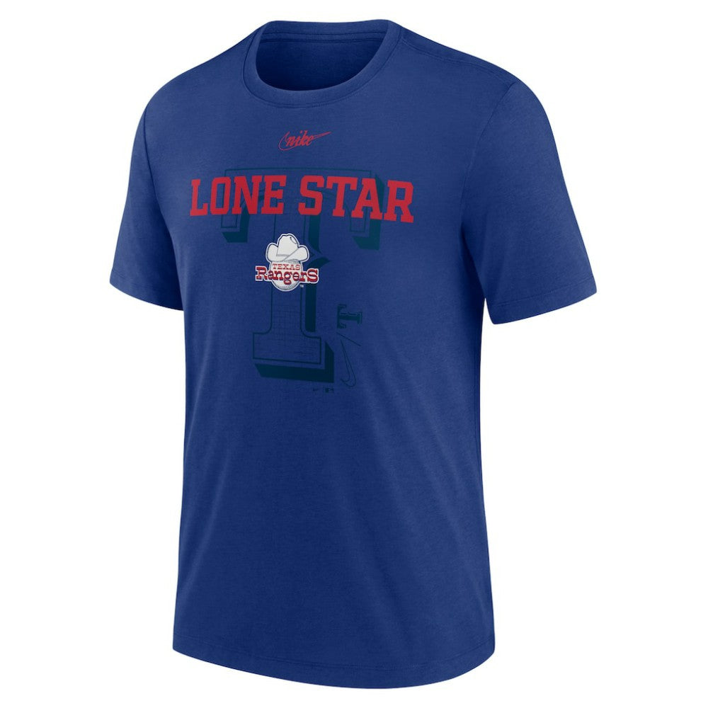 Texas Rangers Nike Rewind Retro Tri-Blend T-Shirt Near Me