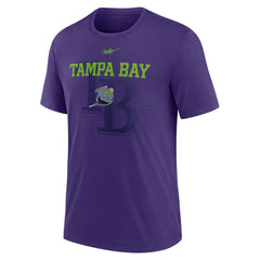 Tampa Bay Rays Nike Rewind Retro Tri-Blend T-Shirt Discount