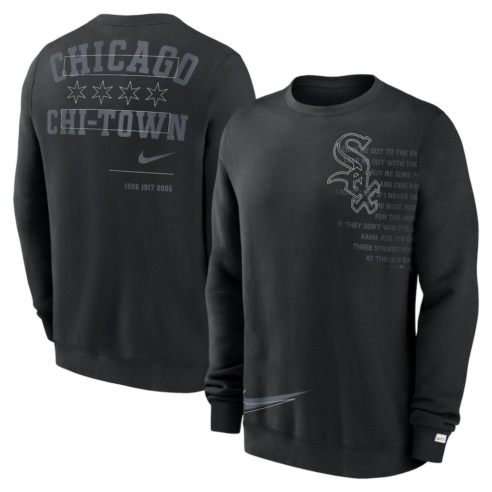 Chicago White Sox Nike Statement Ball Game Fleece Pullover Sweatshirt Near Me