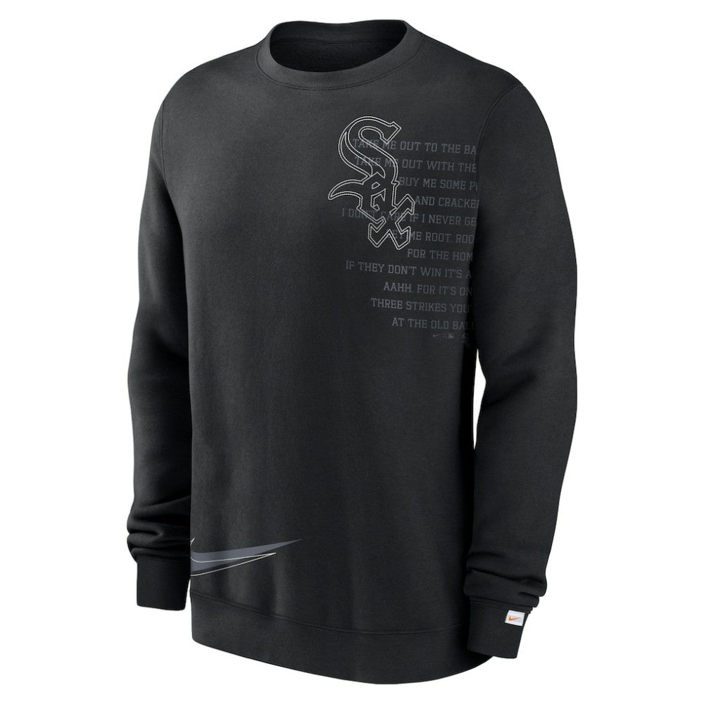 Chicago White Sox Nike Statement Ball Game Fleece Pullover Sweatshirt Near Me
