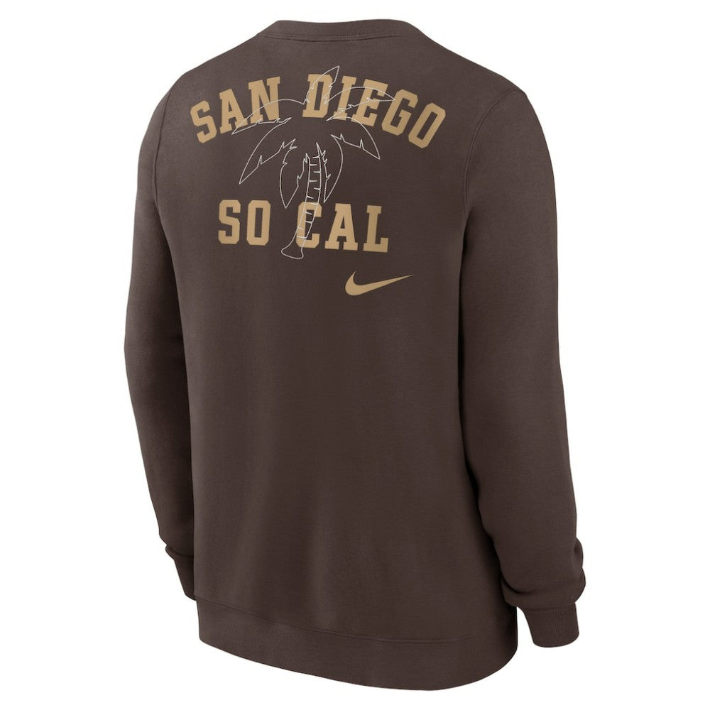 San Diego Padres Nike Statement Ball Game Fleece Pullover Sweatshirt Discount