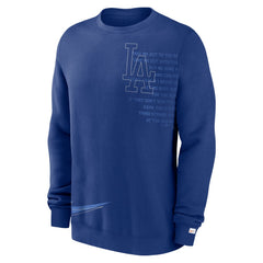Los Angeles Dodgers Nike Statement Ball Game Fleece Pullover Sweatshirt Near Me