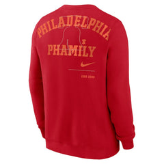 Philadelphia Phillies Nike Statement Ball Game Fleece Pullover Sweatshirt Near Me