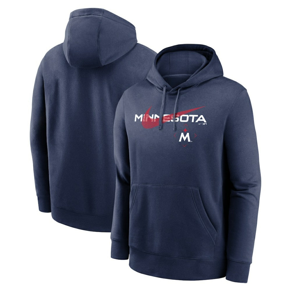 Minnesota Twins Nike 2023 Swoosh Neighborhood Pullover Hoodie Discount