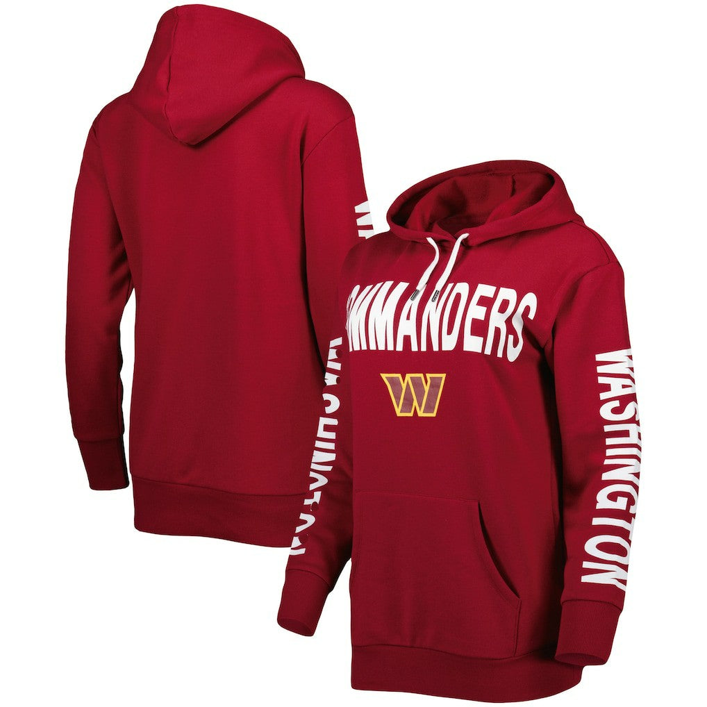 Washington Commanders G-III 4Her by Carl Banks Women's Extra Point Pullover Hoodie - Burgundy - NFL