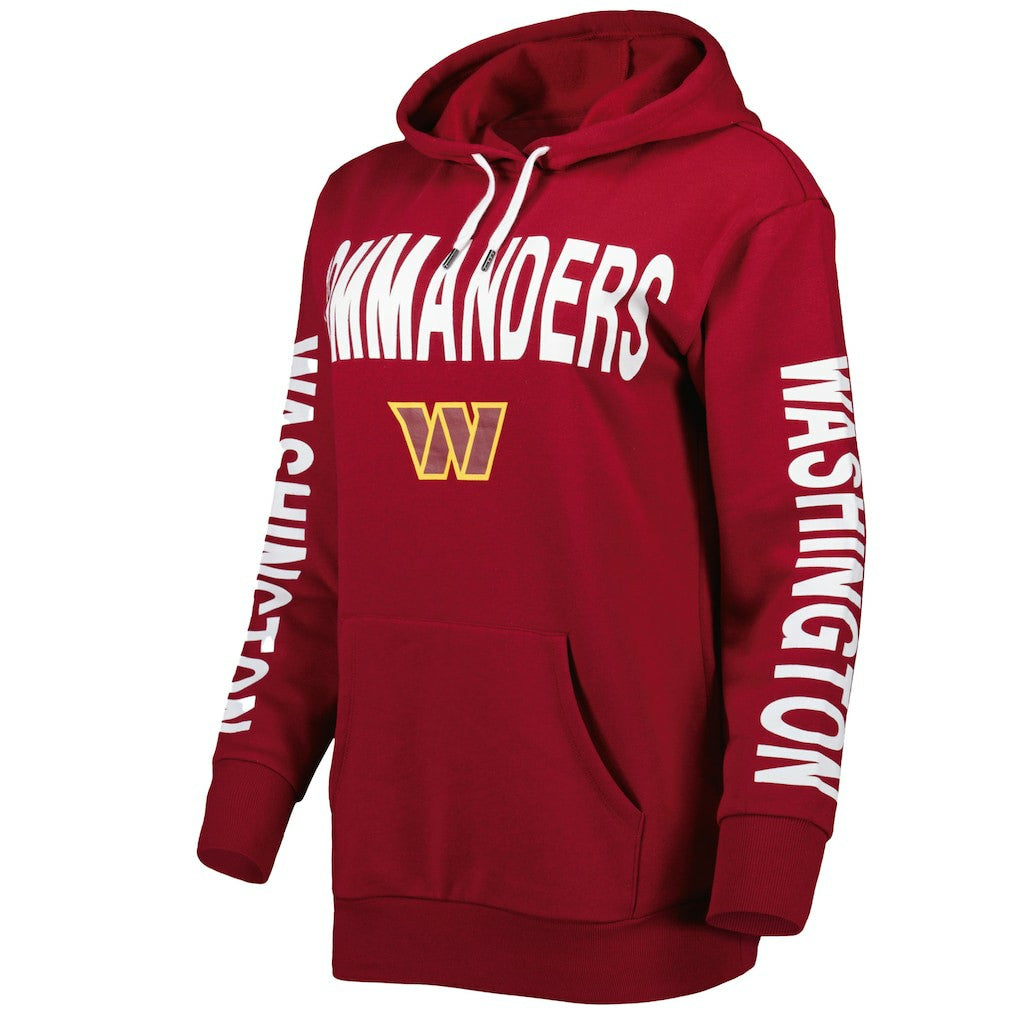 Washington Commanders G-III 4Her by Carl Banks Women's Extra Point Pullover Hoodie - Burgundy - NFL