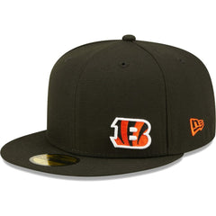 Cincinnati Bengals New Era Flawless 59FIFTY Fitted Hat - Black - NFL