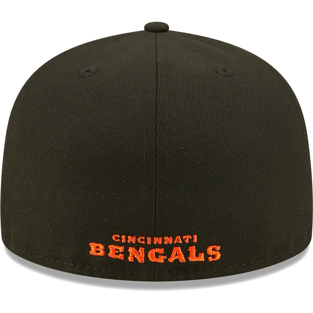 Cincinnati Bengals New Era Flawless 59FIFTY Fitted Hat - Black - NFL