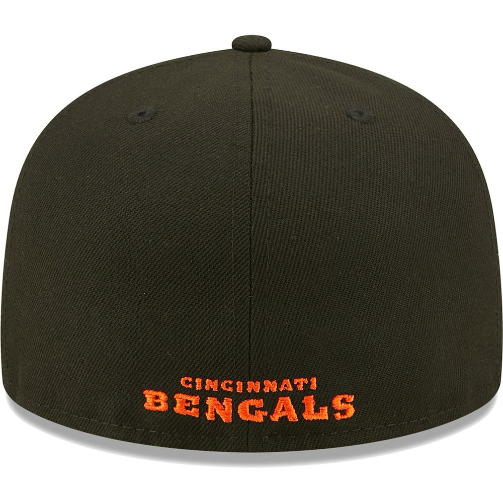 Cincinnati Bengals New Era Flawless 59FIFTY Fitted Hat - Black - NFL