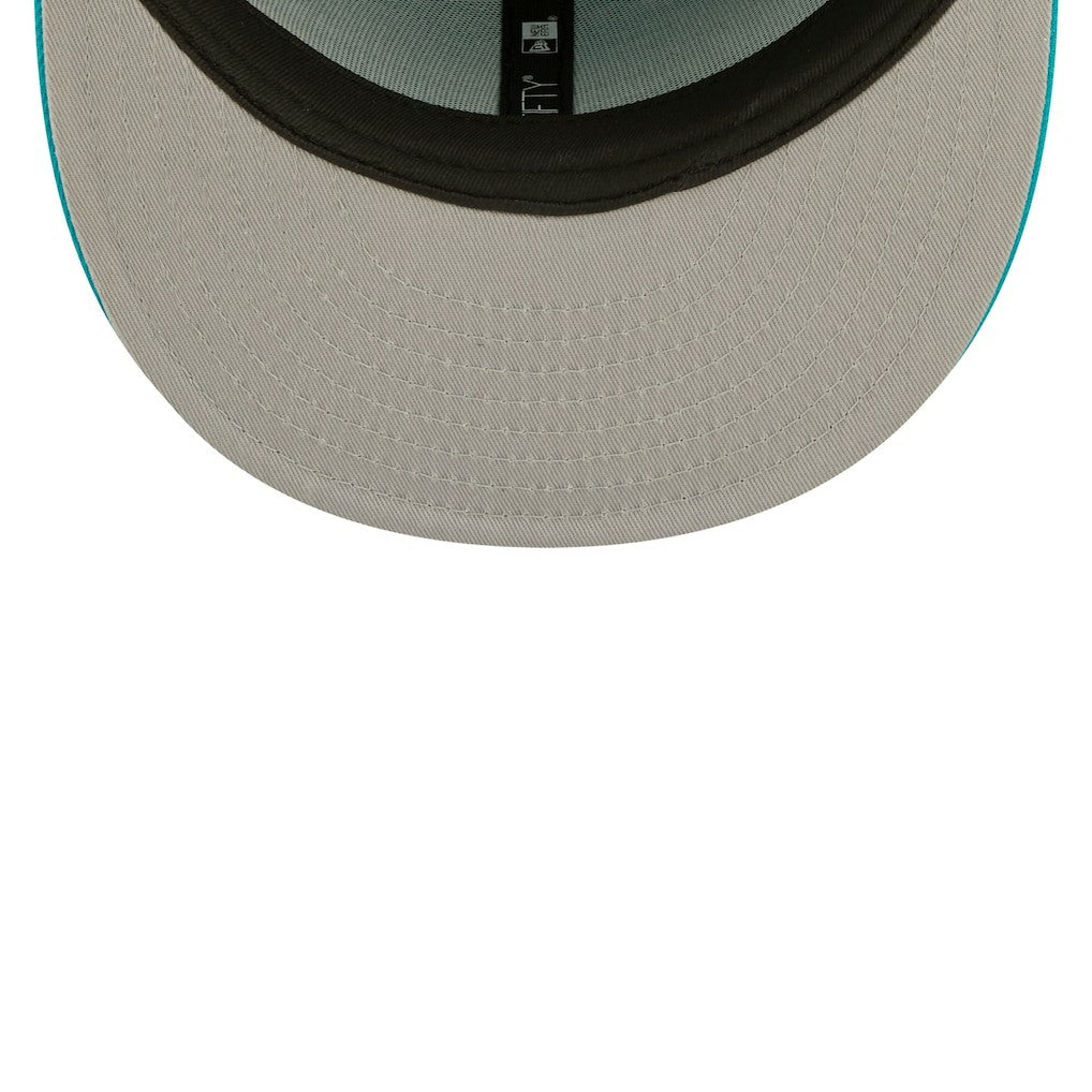 Miami Dolphins New Era Flawless 59FIFTY Fitted Hat - Aqua - NFL