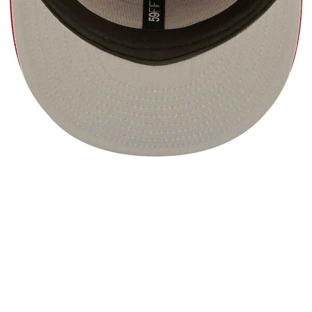 San Francisco 49ers New Era Flawless 59FIFTY Fitted Hat - Scarlet - NFL