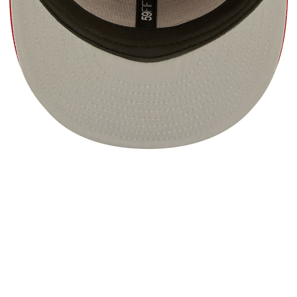 San Francisco 49ers New Era Flawless 59FIFTY Fitted Hat - Scarlet - NFL