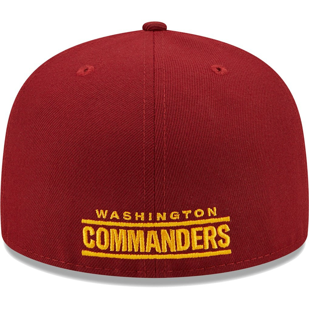 Washington Commanders New Era Flawless 59FIFTY Fitted Hat - Burgundy - NFL