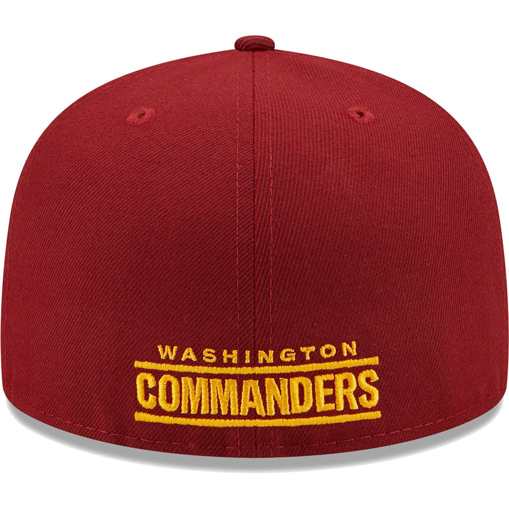 Washington Commanders New Era Flawless 59FIFTY Fitted Hat - Burgundy - NFL