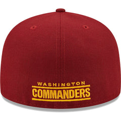 Washington Commanders New Era Flawless 59FIFTY Fitted Hat - Burgundy - NFL