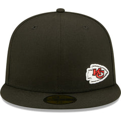 Kansas City Chiefs New Era Flawless 59FIFTY Fitted Hat - Black - NFL