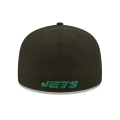 New York Jets New Era Flawless 59FIFTY Fitted Hat - Black - NFL