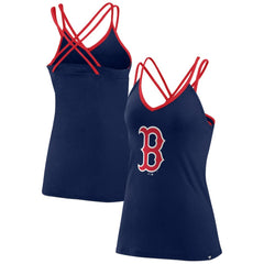Boston Red Sox Fanatics Women's Barrel It Up Cross Back V-Neck Tank Top for sale