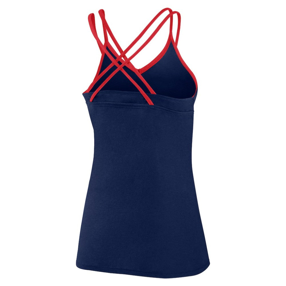 Cleveland Guardians Fanatics Women's Barrel It Up Cross Back V-Neck Tank Top Online