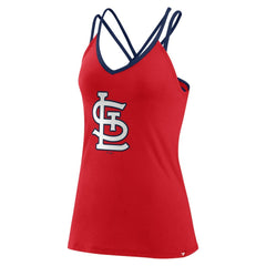 St. Louis Cardinals Fanatics Women's Barrel It Up Cross Back V-Neck Tank Top Discount