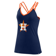 Houston Astros Fanatics Women's Barrel It Up Cross Back V-Neck Tank Top Discount