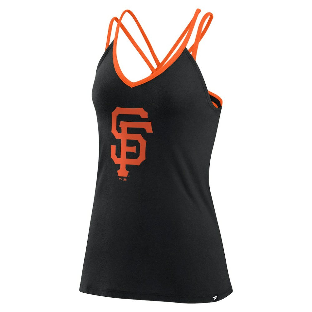 San Francisco Giants Fanatics Women's Barrel It Up Cross Back V-Neck Tank Top Outlet