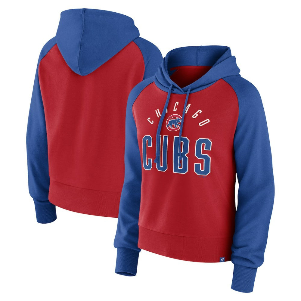 Chicago Cubs Fanatics Women's Pop Fly Pullover Hoodie Outlet