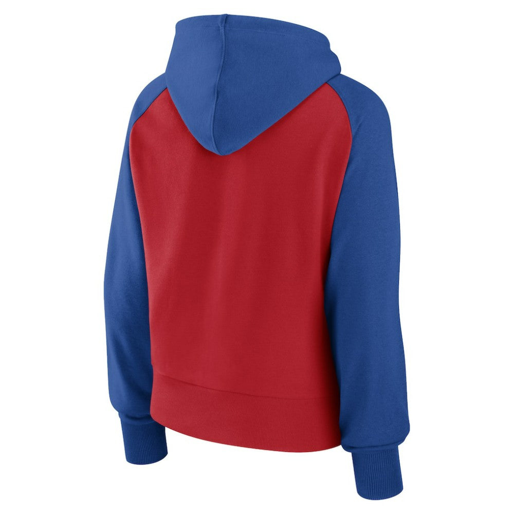 Chicago Cubs Fanatics Women's Pop Fly Pullover Hoodie Outlet