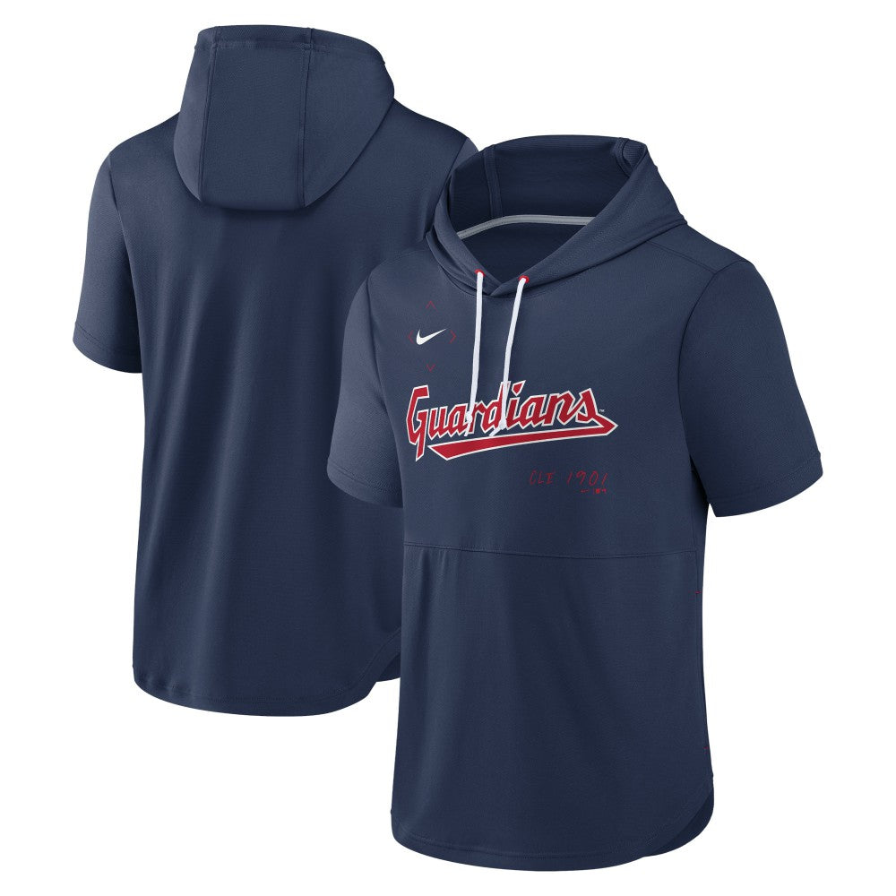 Cleveland Guardians Nike Springer Short Sleeve Team Pullover Hoodie Sale