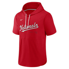 Washington Nationals Nike Springer Short Sleeve Team Pullover Hoodie Sale