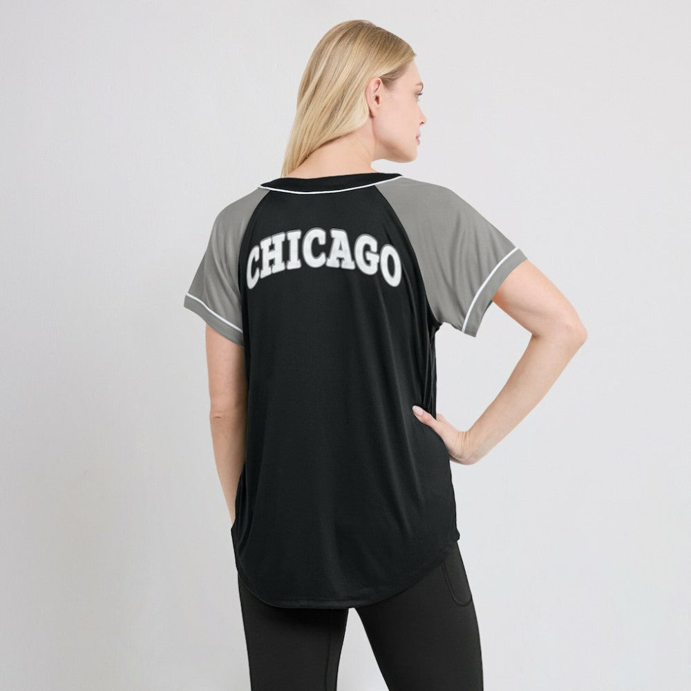 Chicago White Sox Fanatics Women's Ultimate Style Raglan V-Neck T-Shirt Near Me