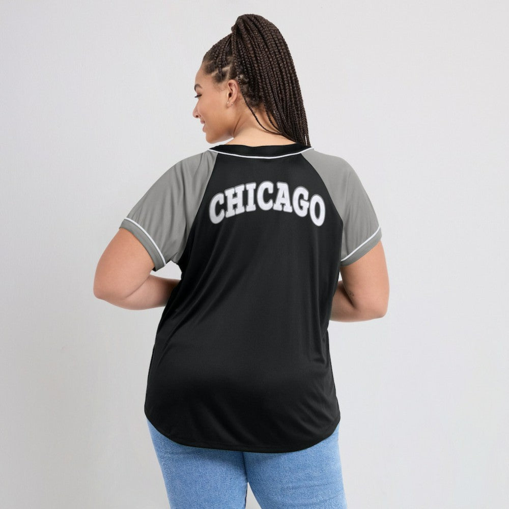 Chicago White Sox Fanatics Women's Ultimate Style Raglan V-Neck T-Shirt Near Me