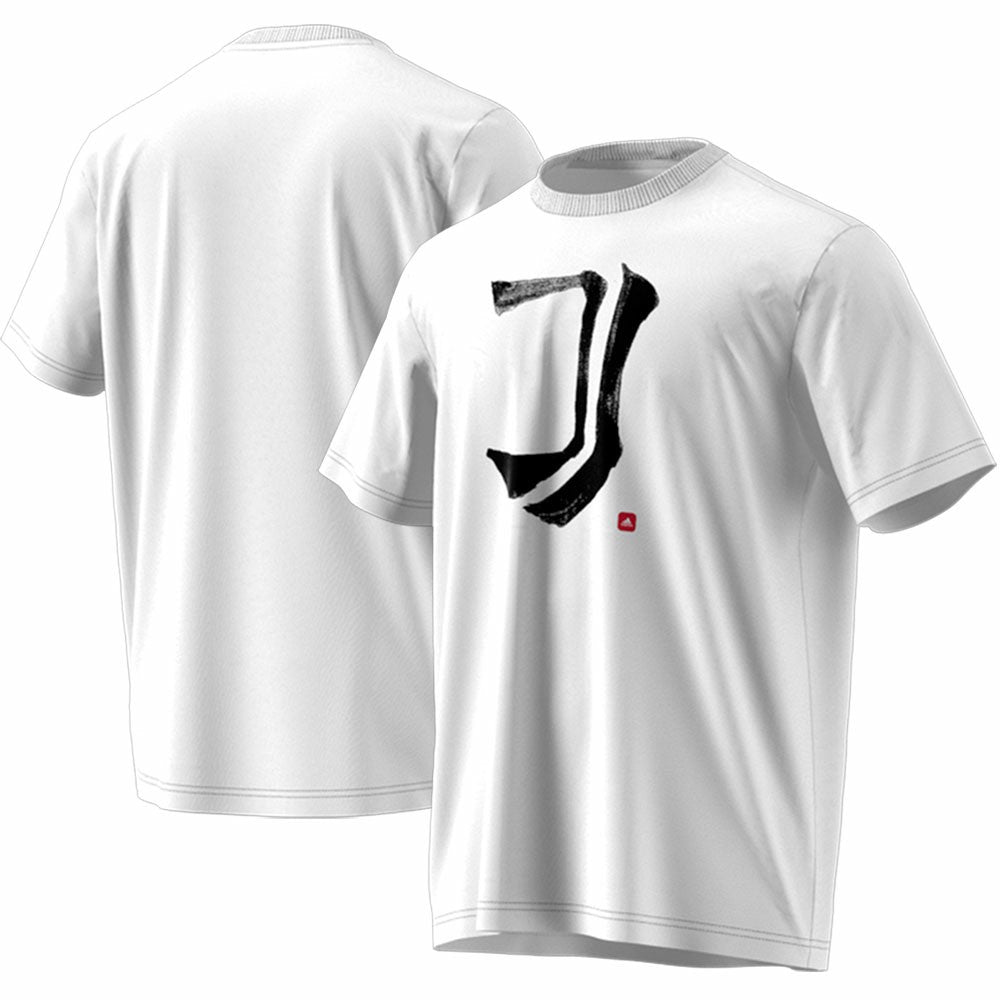 Adidas - Juventus Chinese Calligraphy T-Shirt - White