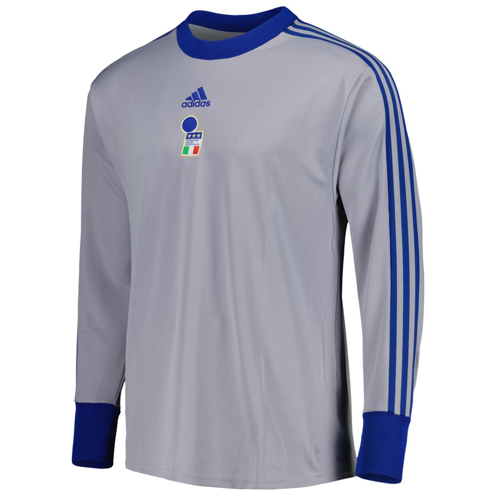 Adidas - Italy National Team Football Icon Goalkeeper Jersey - Gray
