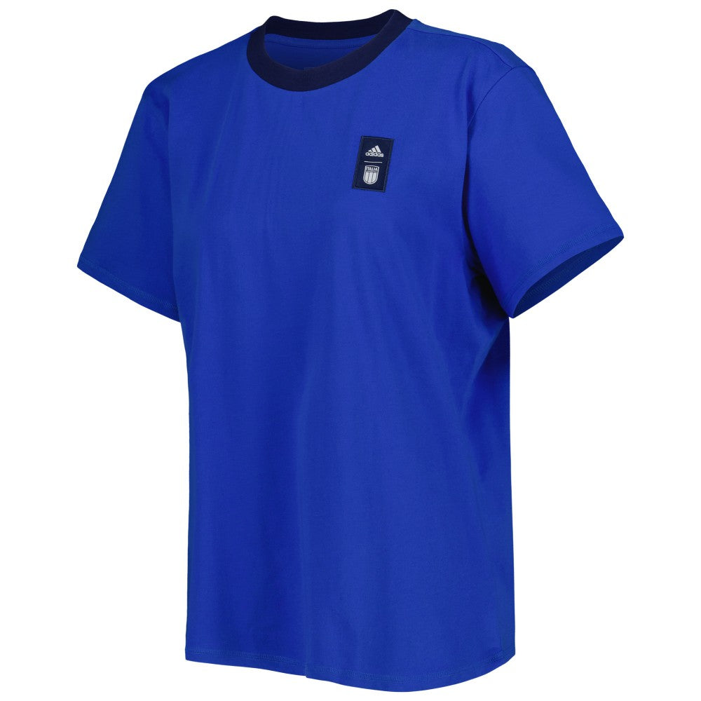 Adidas - Italy National Team Women's Training T-Shirt - Blue