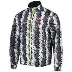 Adidas - Juventus 2022/23 On-Field Team Logo Anthem Reversible Full-Zip Jacket - Black