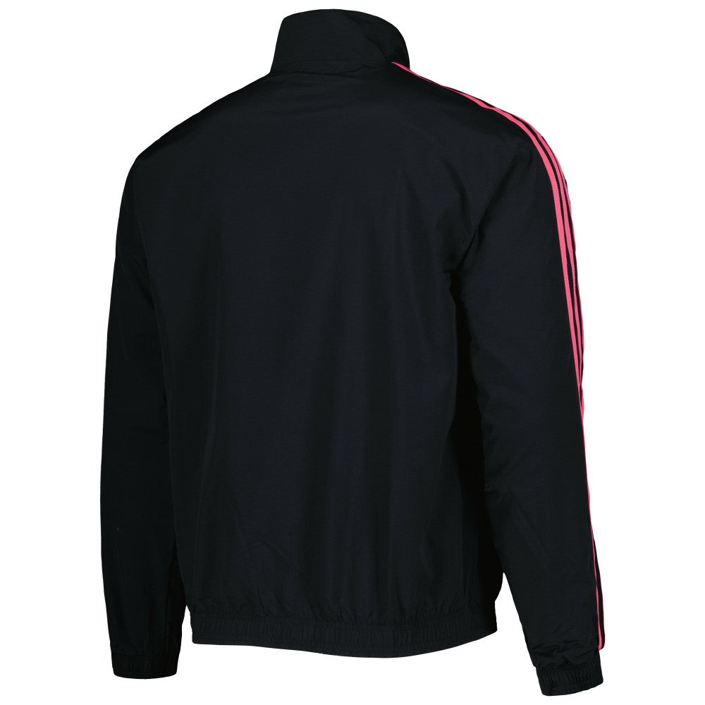 Adidas - Juventus 2022/23 On-Field Team Logo Anthem Reversible Full-Zip Jacket - Black