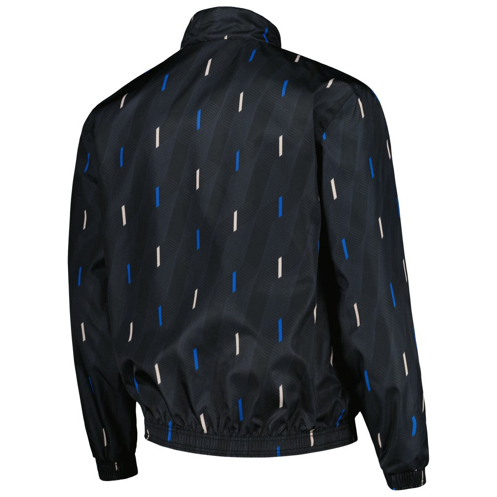 Adidas - Manchester United 2022/23 On-Field Team Logo Anthem Reversible Full-Zip Jacket - Black