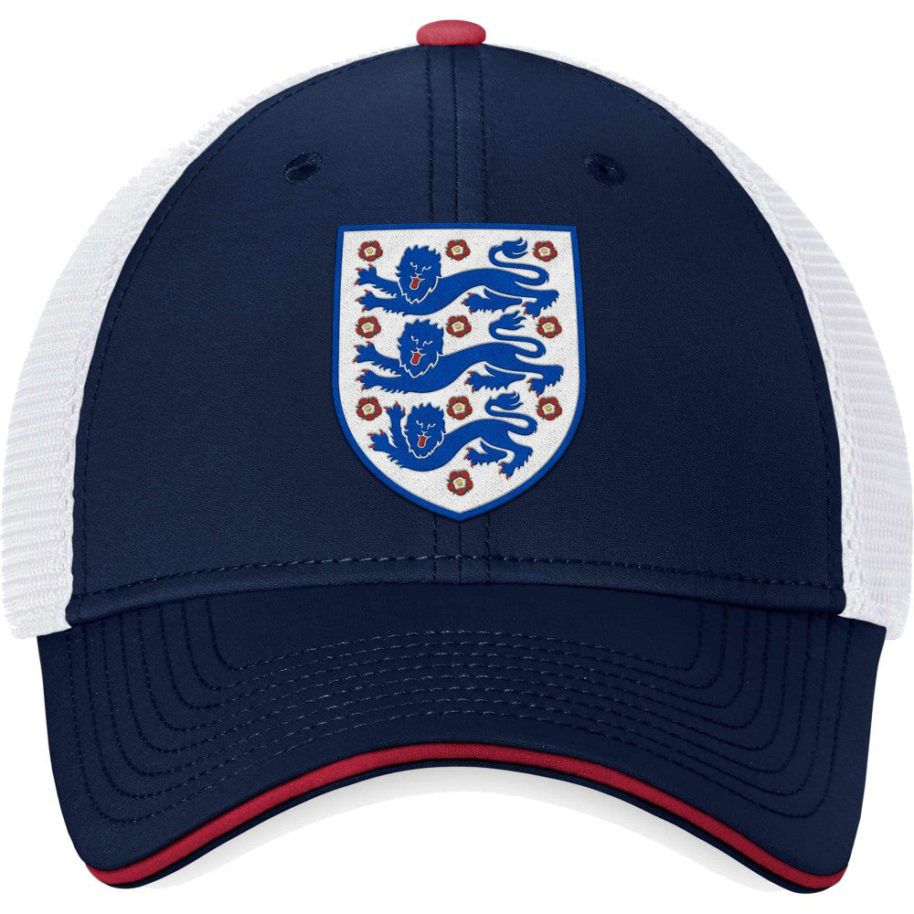 Fanatics - England National Team Trucker Snapback Hat - Navy/White